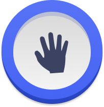 a paper hand